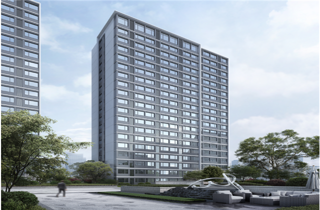 杭州市首座近零能耗住宅建筑临安3044永利宸锦学府主体结顶